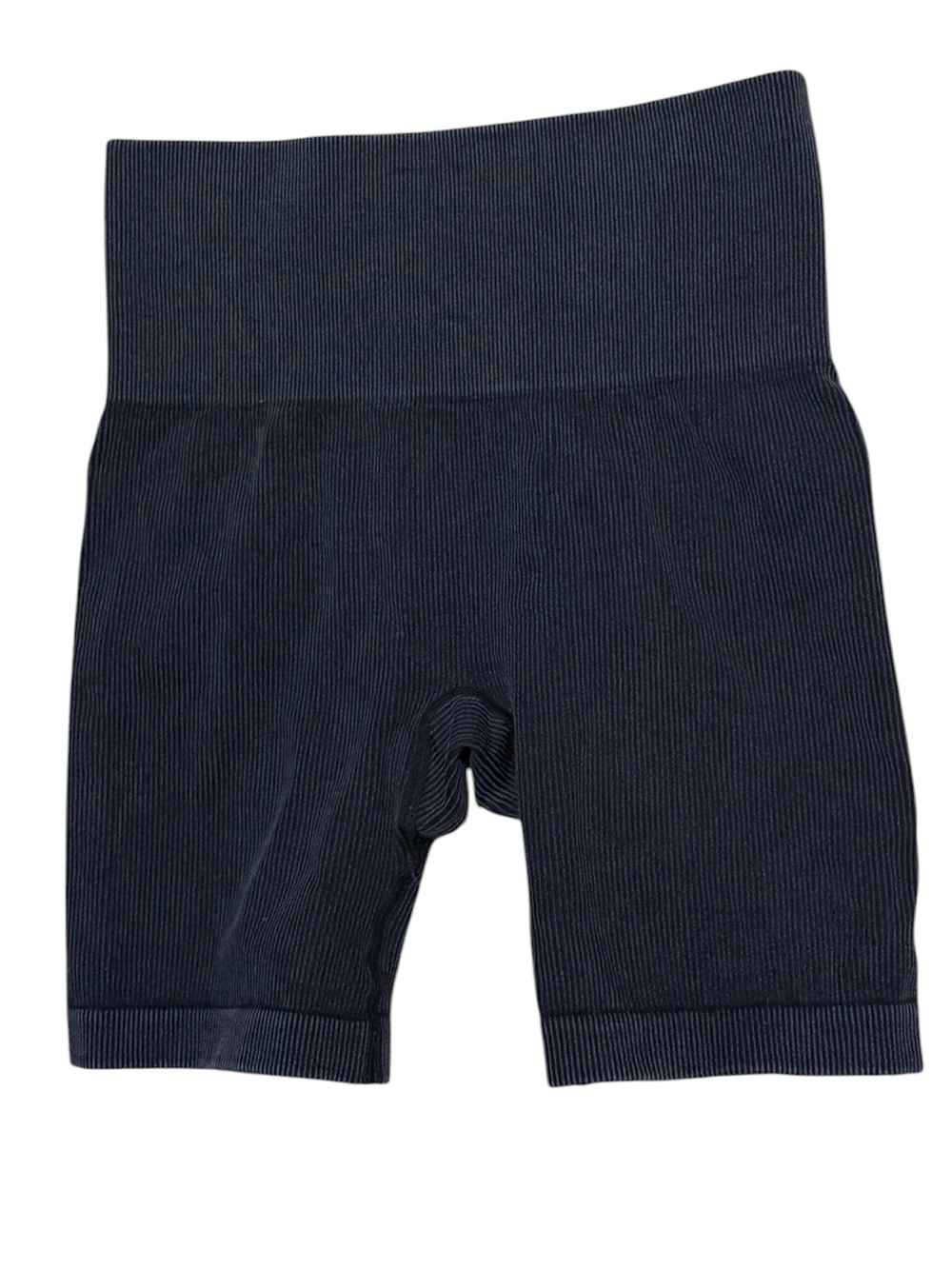 JoyLab Navy Ribbed High-Waist Bike Shorts